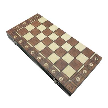 Набор настольных игр Шахматы нарды шашки 3 в 1 Set1 NE-LG-11 40х40 см  фото №8