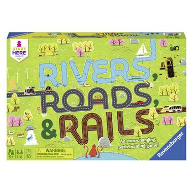 Настільна гра Ravensburger Річки, дороги та рейки (Rivers, Roads&Rails) (22053) фото №1