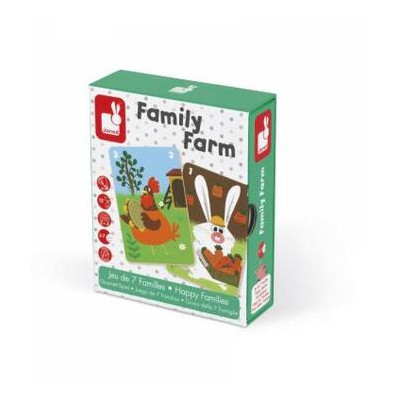 Настільна гра Janod Happy Families Ферма (J02756) фото №1