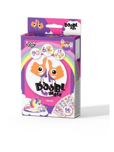 Настільна гра Danko Toys Doobl image mini: Unicorn рус (DBI-02-03) фото №1