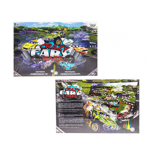 Настільна гра Danko Toys Crazy Cars Race (DTG94R) фото №1