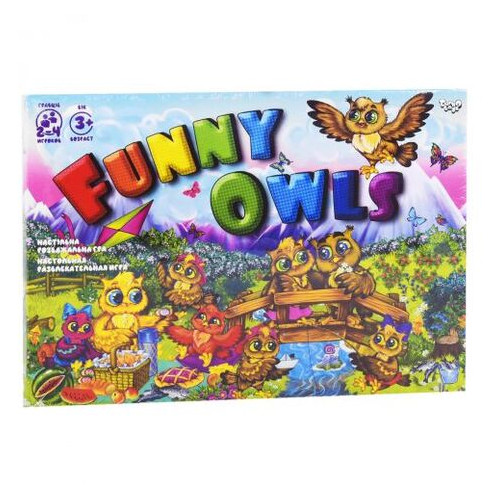 Настільна гра Danko Toys Funny Owls (DTG98) фото №1
