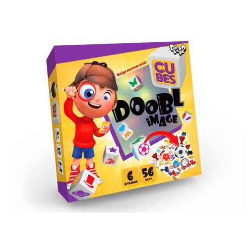 Настільна гра Danko Toys Doobl Image Cubes (DBI-04-01) фото №1