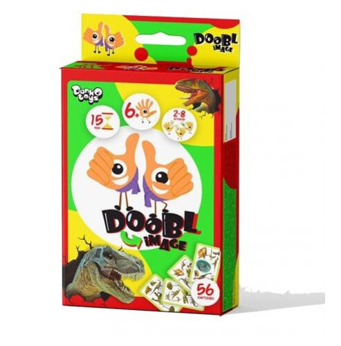 Настільна гра Danko Toys Doobl Image Dino (DBI-02-05) фото №1