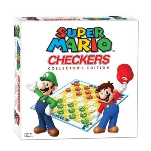 Настільна гра Super Mario Checkers двомовна шашки Super Mario різнокольорові 2 гравці Shantou фото №1
