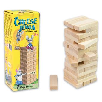 Настільна гра Strateg Дженга Cheese Jenga 48 брусків (30718) фото №2