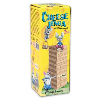 Настільна гра Strateg Дженга Cheese Jenga 48 брусків (30718) фото №1