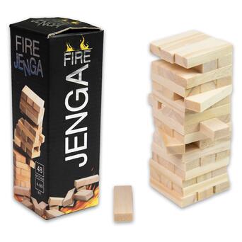Настільна гра Strateg Дженга Fire Jenga 48 брусків (30848) фото №2
