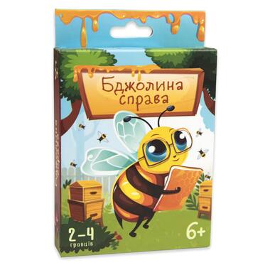 Карточная настольная игра Пчелиное дело 30785 на украинском языке 42 карточки  фото №1