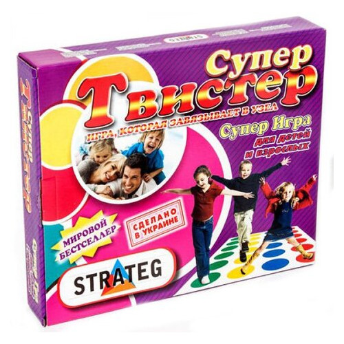 Настольная игра Strateg Супер Твистер (379) фото №1