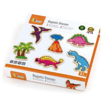 Набір магнітних фігурок Viga Toys Динозаври, 20 шт. (50289) фото №1
