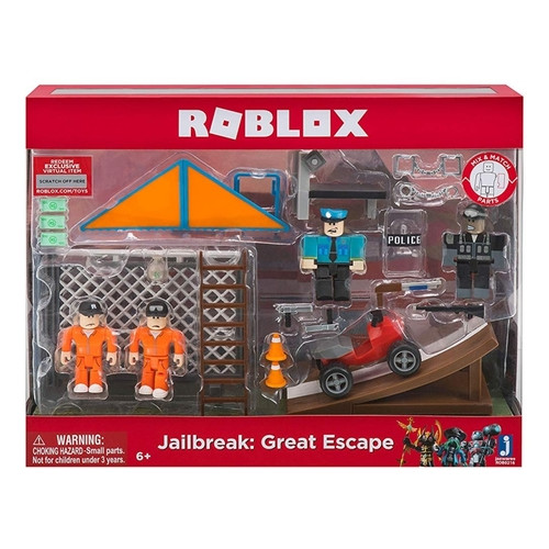 Ігрова фігурка Jazwares Roblox Environmental Set Jailbreak: Great Escape W5 набір 4шт (ROB0216) фото №3