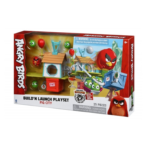 Ігрова фігурка Jazwares Angry Birds ANB Medium Playset (Pig City Build'n Launch Playset) (ANB0015) фото №1
