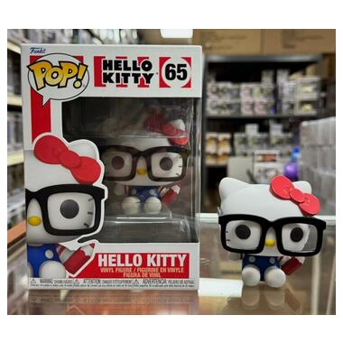 Хеллоу Кітті фігурка Привіт Кітті фанко поп Hello Kitty with Glasses Funko Pop вінілова фігурка #65 Funko фото №4