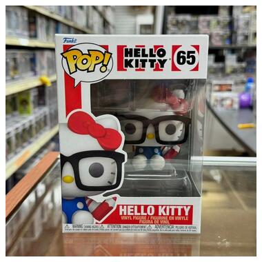 Хеллоу Кітті фігурка Привіт Кітті фанко поп Hello Kitty with Glasses Funko Pop вінілова фігурка #65 Funko фото №7