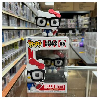 Хеллоу Кітті фігурка Привіт Кітті фанко поп Hello Kitty with Glasses Funko Pop вінілова фігурка #65 Funko фото №5