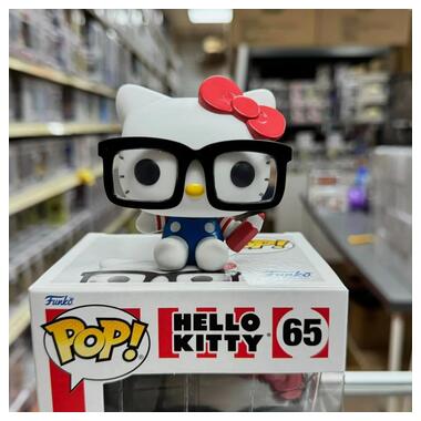 Хеллоу Кітті фігурка Привіт Кітті фанко поп Hello Kitty with Glasses Funko Pop вінілова фігурка #65 Funko фото №6
