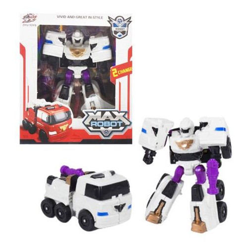 Трансформер Ziyu Toys Max Robot White (L015-33) фото №1