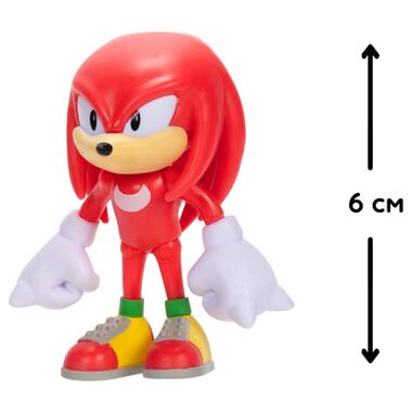Фігурка Sonic the Hedgehog з артикуляцією - Класичний Наклз 6 см (41436i) фото №5