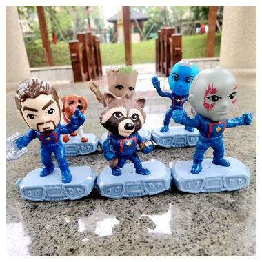 Набір фігурок супергероїв Вартові Галактики Marvel Guardians of the Galaxy 7шт Forbo фото №3