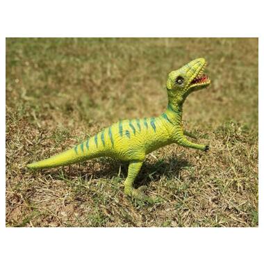 Фігурка LankaNovel Динозавр Велоцираптор зелений 32 см (21192) фото №3