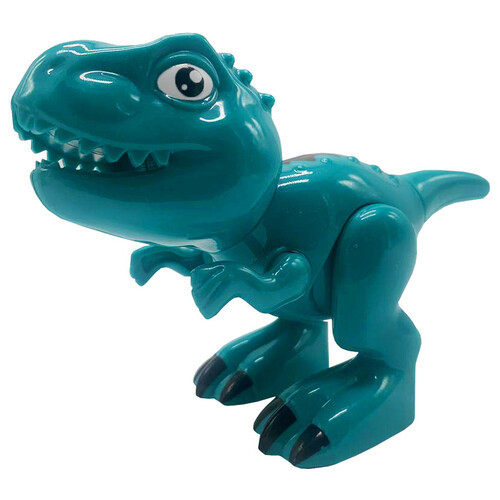 Іграшка тріскачка Bambi Динозавр S37 Turquoise фото №1