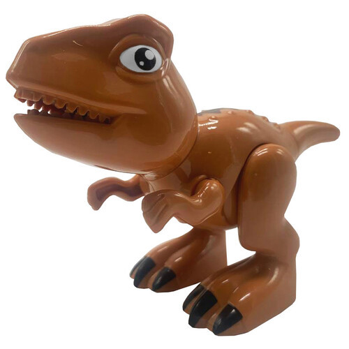 Іграшка брязкальце Динозавр Бембі S38 Коричневий фото №1