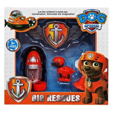 Игровая фигурка героя Щенячий патруль: Зума HS-2390(Orange) оранжевый с аксессуарами  фото №1