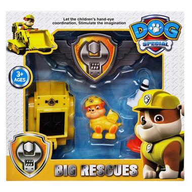 Игровая фигурка героя Щенячий патруль: Крепыш HS-2390(Yellow) желтый с аксессуарами  фото №1