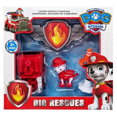 Игровая фигурка героя Щенячий патруль: Маршал HS-2390(Red) красный с аксессуарами  фото №1