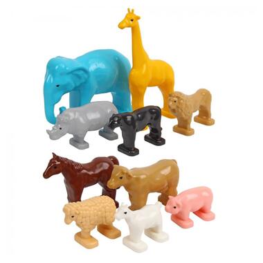 Детский игровой набор Фигурки животных 1102 домашние и дикие животные  фото №1