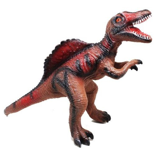 Динозавр гумовий Тиранозавр, коричневий (K6014) фото №1
