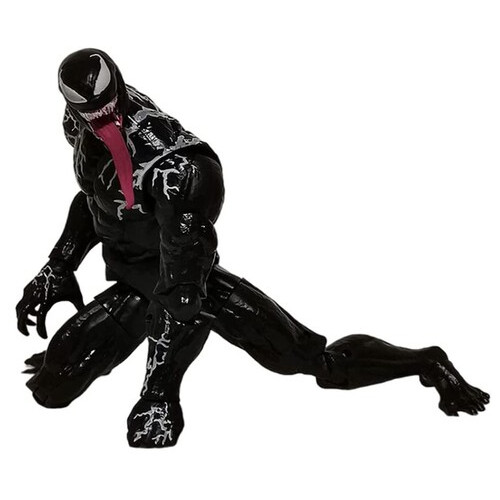 Колекційна фігурка Legends Series Venom Marvel Веном з язиком рухома модель у коробці 17см Shantou фото №8