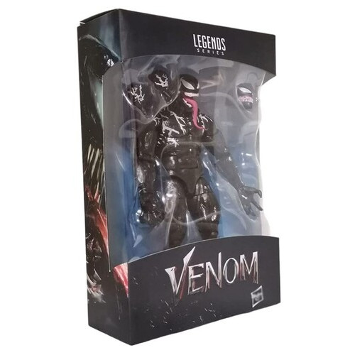 Колекційна фігурка Legends Series Venom Marvel Веном з язиком рухома модель у коробці 17см Shantou фото №7
