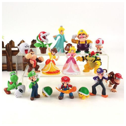 Набір Фігурок Супер Маріо Super Mario 18 шт Shantou фото №1