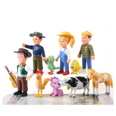 
Весела Ферма фігурки На фермі у Зенона ферма Zenon Farm іграшки для дітей 10 шт 5 см Shantou фото №9
