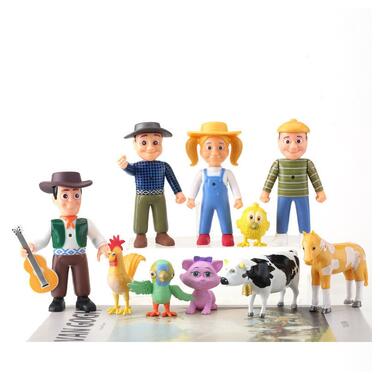 
Весела Ферма фігурки На фермі у Зенона ферма Zenon Farm іграшки для дітей 10 шт 5 см Shantou фото №7