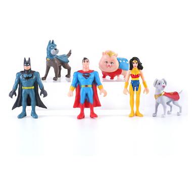 Ліга супервихованців фігурки Super Hero та Super Pet дитячий набір іграшок 5,5-9 см 6шт Shantou фото №1