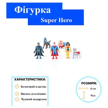 Ліга супервихованців фігурки Super Hero та Super Pet дитячий набір іграшок 5,5-9 см 6шт Shantou фото №2