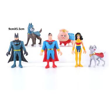 Ліга супервихованців фігурки Super Hero та Super Pet дитячий набір іграшок 5,5-9 см 6шт Shantou фото №4