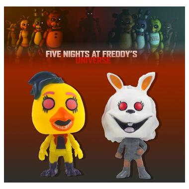 П'ять ночей у Фредді фігурки ФНАФ набір фігурок Фредді Five Nights at Freddys 6 шт 10 см Shantou фото №9