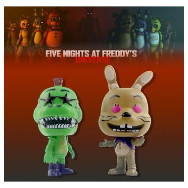 П'ять ночей у Фредді фігурки ФНАФ набір фігурок Фредді Five Nights at Freddys 6 шт 10 см Shantou фото №7