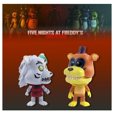 П'ять ночей у Фредді фігурки ФНАФ набір фігурок Фредді Five Nights at Freddys 6 шт 10 см Shantou фото №8