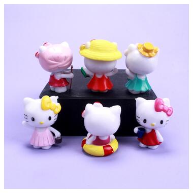 Привіт Кітті фігурки Hello Kitty Хеллоу Кітті дитячі іграшки 6 шт 4,5см Shantou фото №4