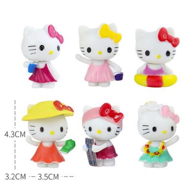 Привіт Кітті фігурки Hello Kitty Хеллоу Кітті дитячі іграшки 6 шт 4,5см Shantou фото №2