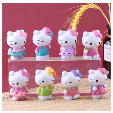 Привіт Кітті фігурки Hello Kitty Хеллоу Кітті дитячі іграшки 8 шт 5 см Shantou фото №5