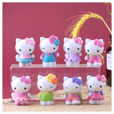 Привіт Кітті фігурки Hello Kitty Хеллоу Кітті дитячі іграшки 8 шт 5 см Shantou фото №4
