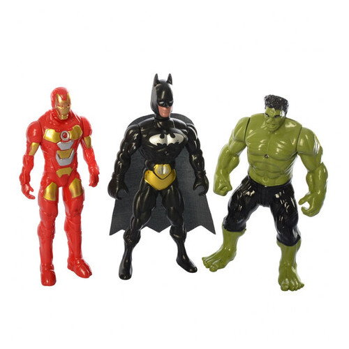 Фигурки Metr+ Бэтмен, Халк и Железный Человек (899-31K) фото №1
