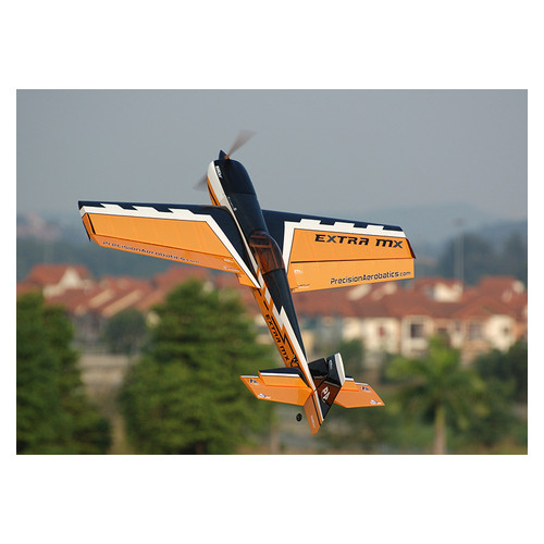 Літак р/в Precision Aerobatics Extra MX 1472мм KIT жовтий) фото №2