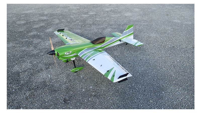 Літак р/в Precision Aerobatics XR-52 1321мм KIT зелений фото №4